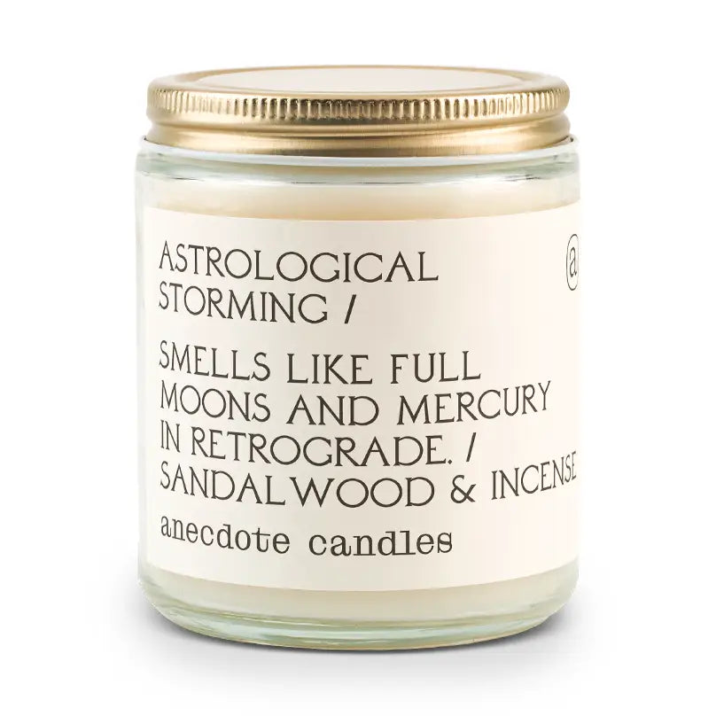Astrological Storming (Sandalwood & Incense) Candle