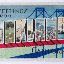 Load image into Gallery viewer, Greetings From Oakland Puzzle
