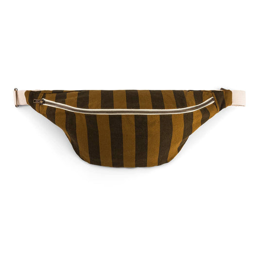 Women's Bum Bag Stripes - Cumin/Black