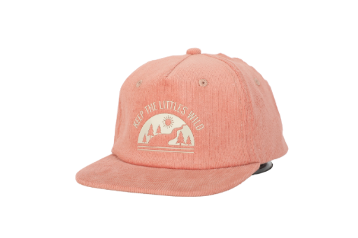 Lyric SnapBack- pink corduroy hat