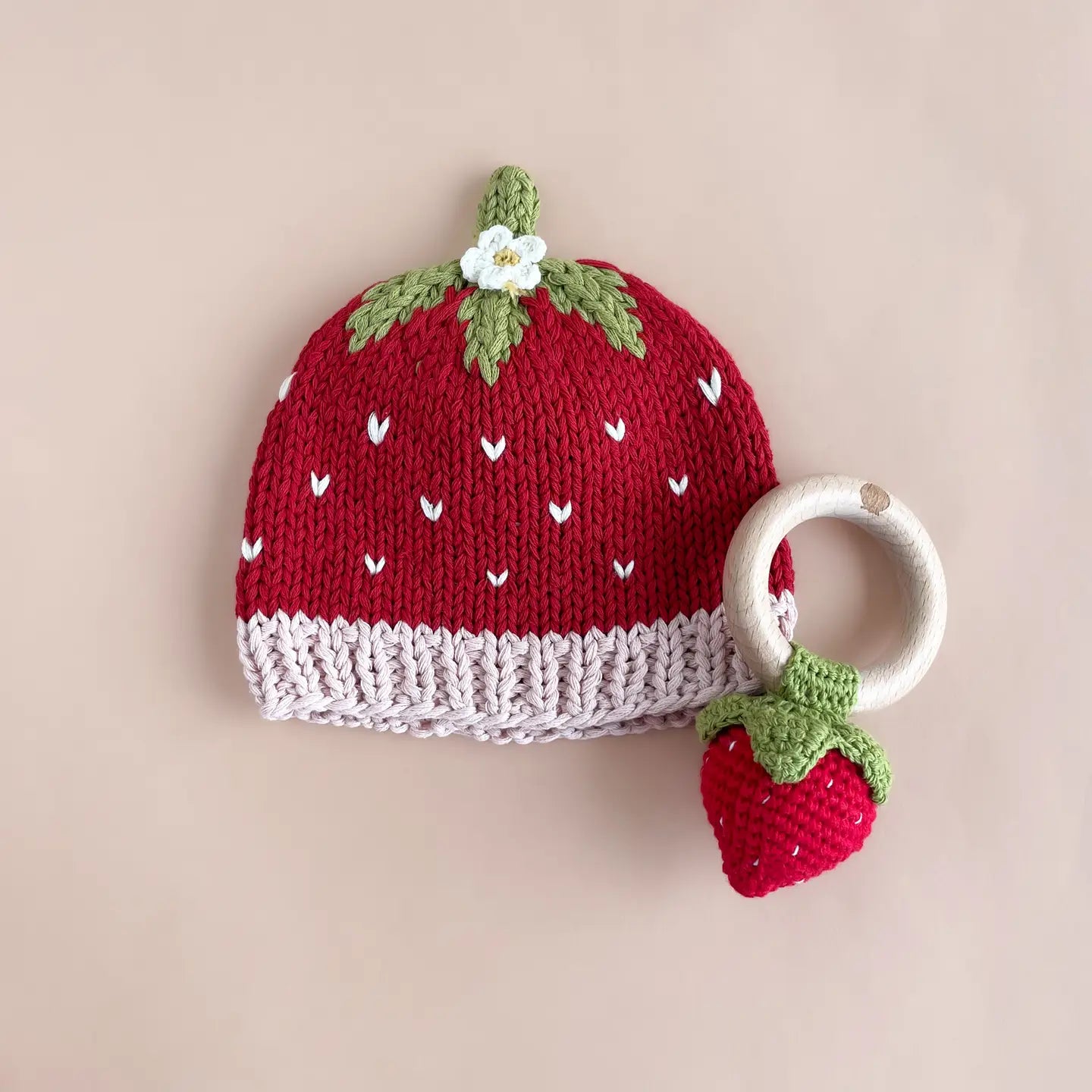 Addie Strawberry Baby Hat