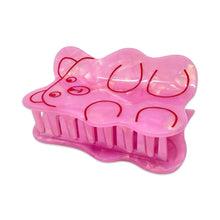 Load image into Gallery viewer, Large Pink Gummy Bear Hair Claw Clip
