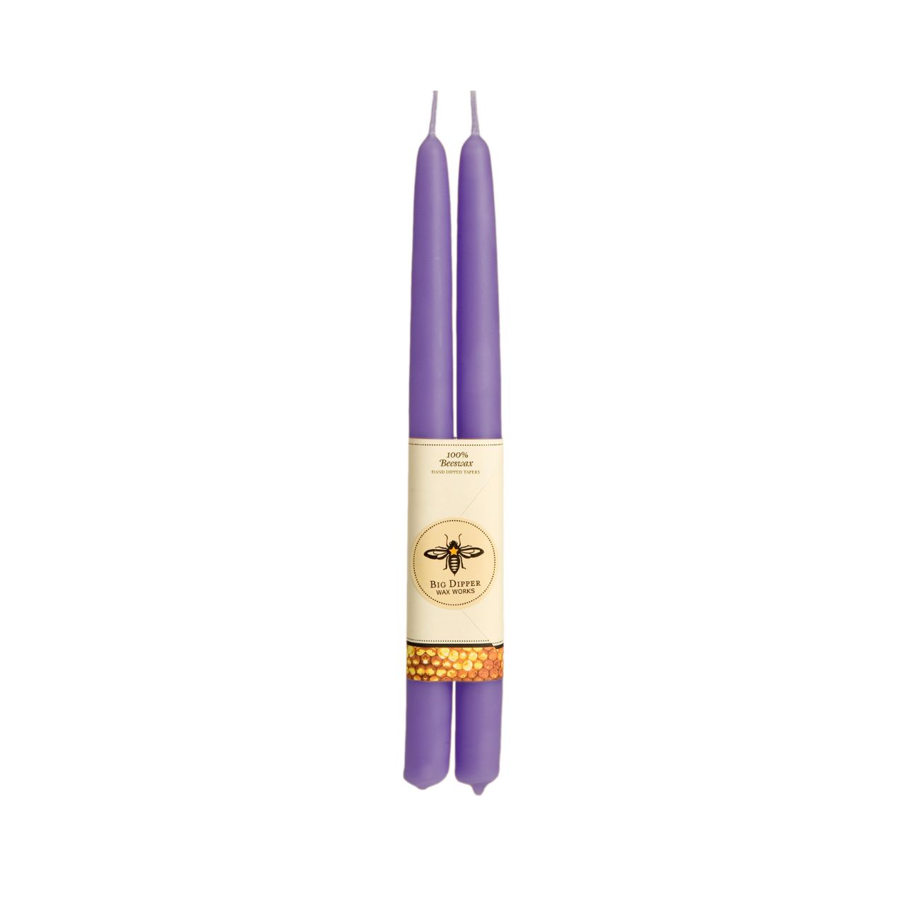 100% Pure Beeswax Tapers - Several Colors