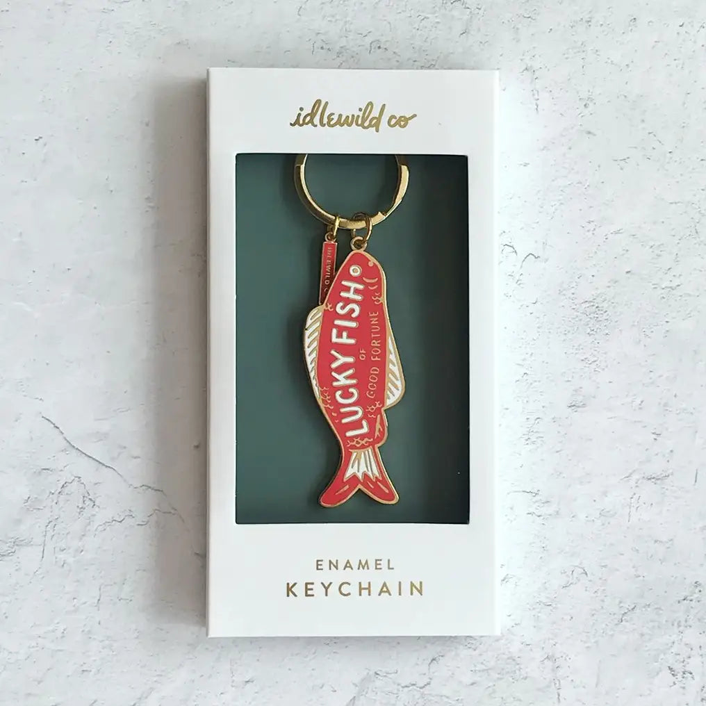 Enamel Keychain | Good Fortune Fish