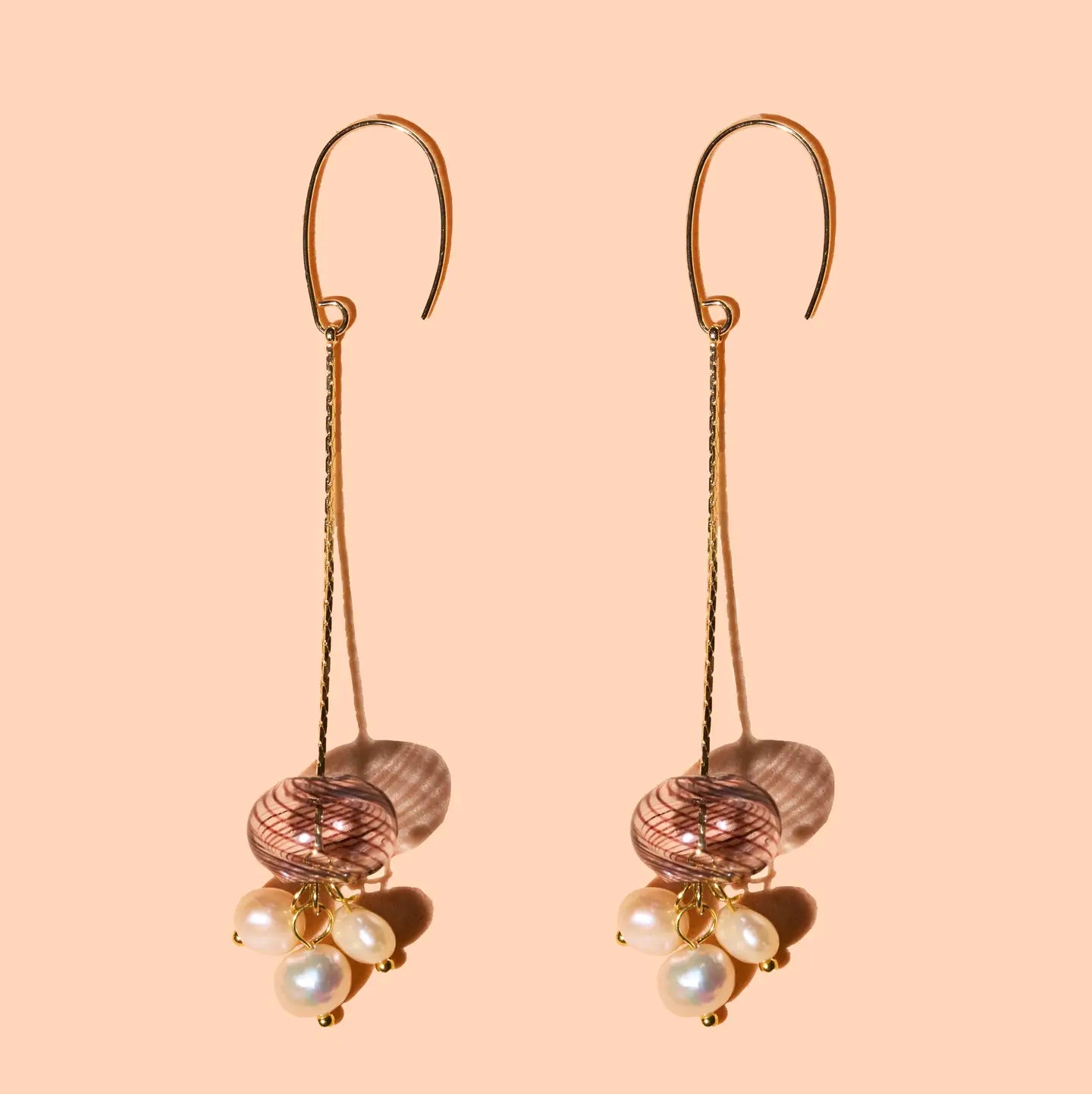 Ella Dangle Earrings - 18K Gold Plated