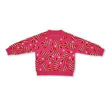Load image into Gallery viewer, Pink Candy Cane Kids Sweater
