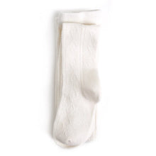 Load image into Gallery viewer, Fancy Knit Tights - Ivory
