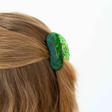 Load image into Gallery viewer, Mini Pickle Hair Claw Clip
