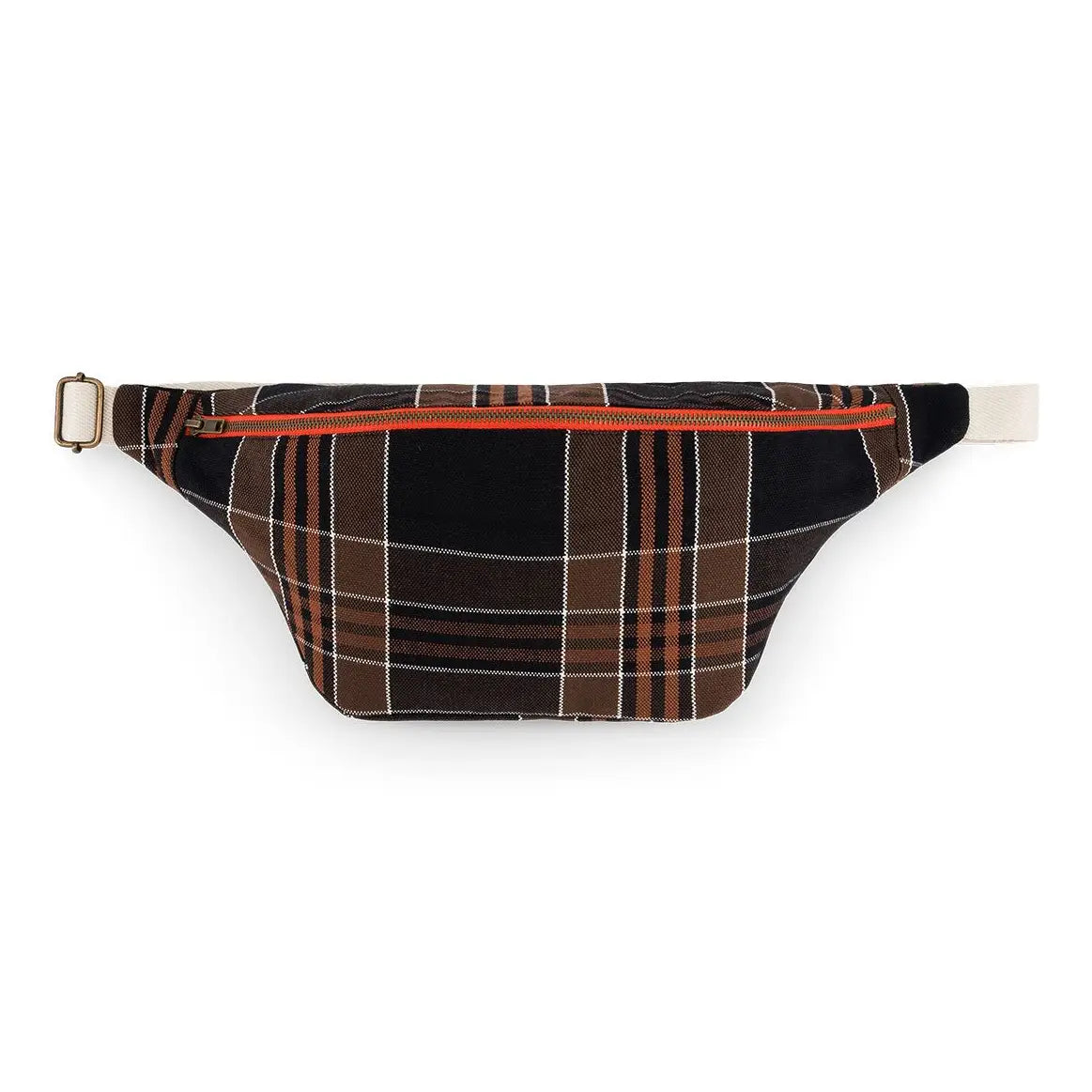 Women's Bum Bag Checkered - Black Tartan