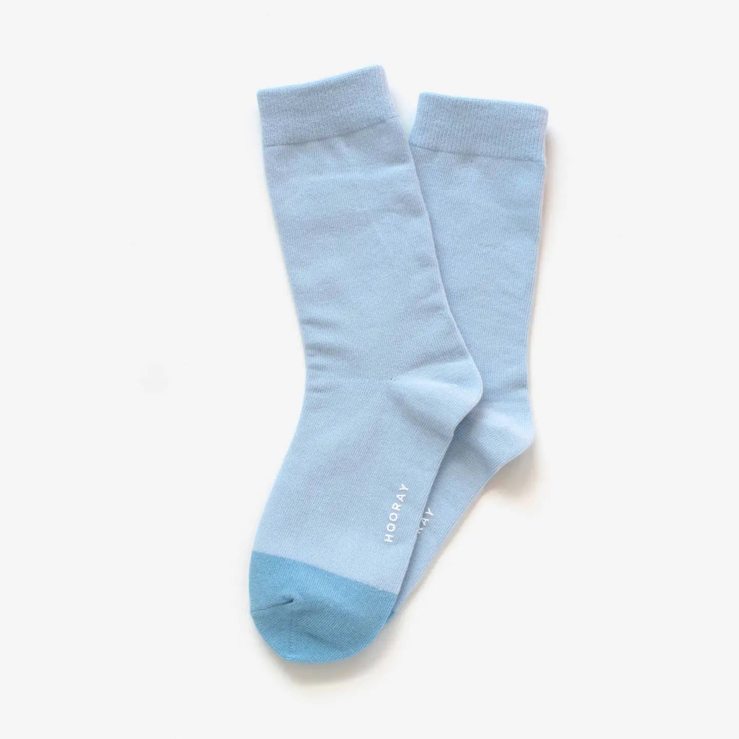 Two Tone Socks- Sky Blue