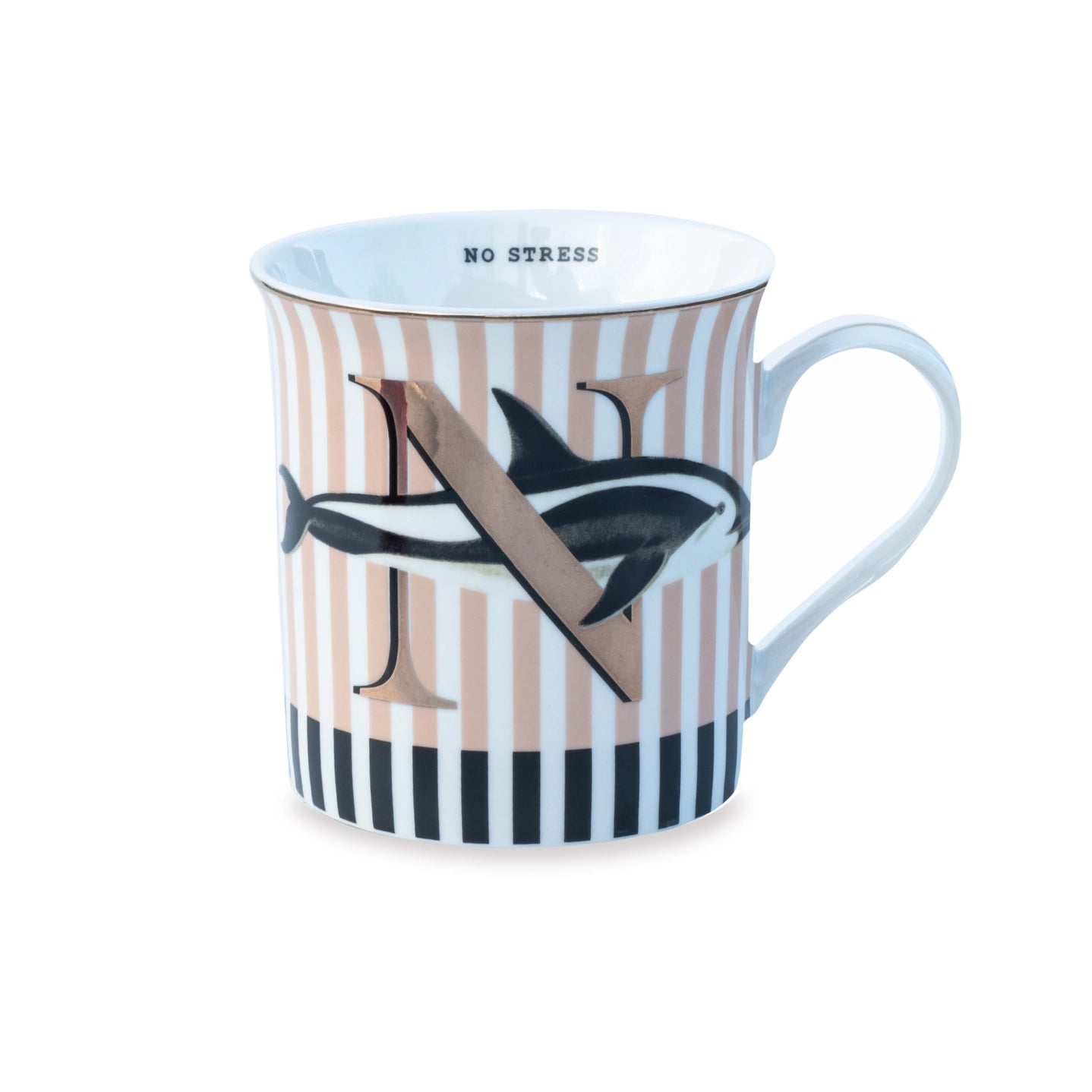 Yvonne Ellen the Gold Edition Alphabet Mugs