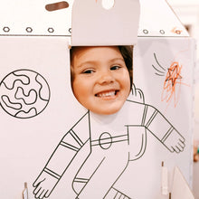 Load image into Gallery viewer, The Rocket Box Coloring Cardboard Playhouse Toy for Kids
