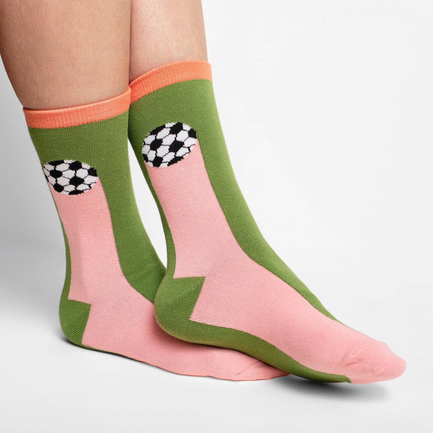 Soccer Ball Crew Socks