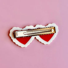 Load image into Gallery viewer, Valetines Laced Hearts Hair Alligator Clip
