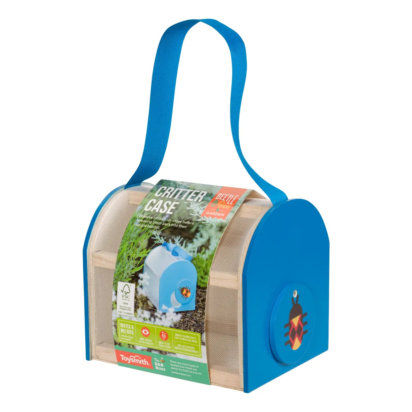 Beetle & Bee Critter Case Certified Wood-Outdoor Play