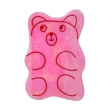 Load image into Gallery viewer, Large Pink Gummy Bear Hair Claw Clip
