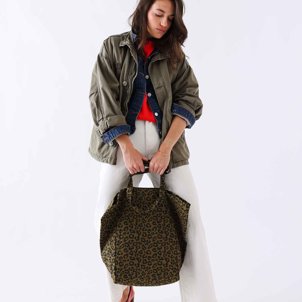Elisabeth Tote Bag - Graou Olive