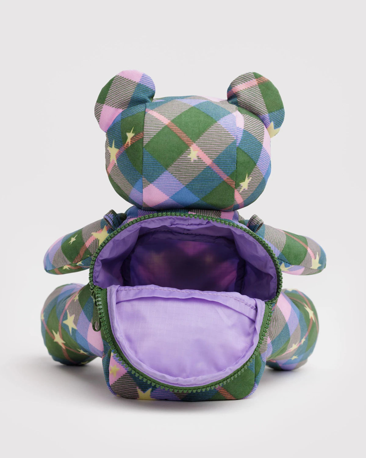 Bear Bag - Star Plaid