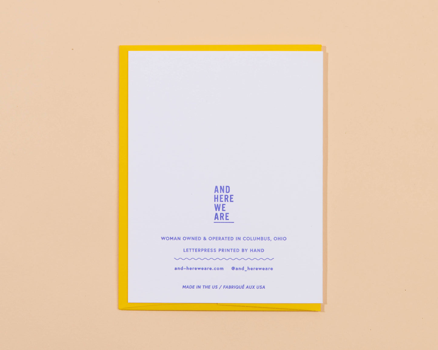 Letterpress Happy Fathers Day Mom