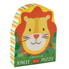 Load image into Gallery viewer, Lion 12pc Shaped Jigsaw with Shaped Box
