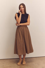 Load image into Gallery viewer, Midi-circled cotton skirts
