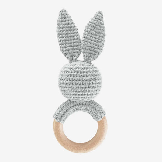 Teether Bunny Colton Crochet Rattle