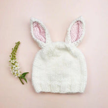 Load image into Gallery viewer, Bunny Hat - White/Pink
