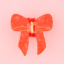Load image into Gallery viewer, Ribbon Hair Claw - Red
