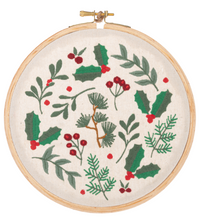 Load image into Gallery viewer, Embroidered Holiday Mushroom Wall Decor - Three Styles
