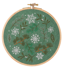 Load image into Gallery viewer, Embroidered Holiday Mushroom Wall Decor - Three Styles
