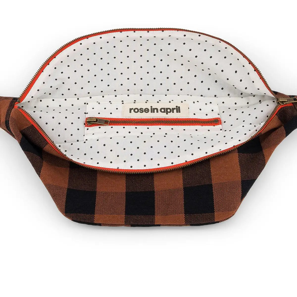 Women's Bum Bag Checkered - Vichy Ginger