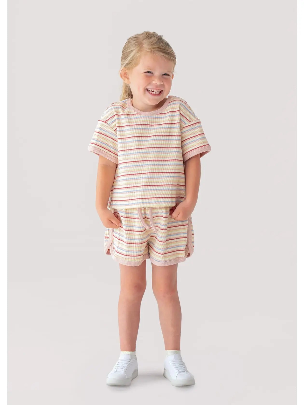 Sunset Sherbet Short Sleeve Two Piece Set