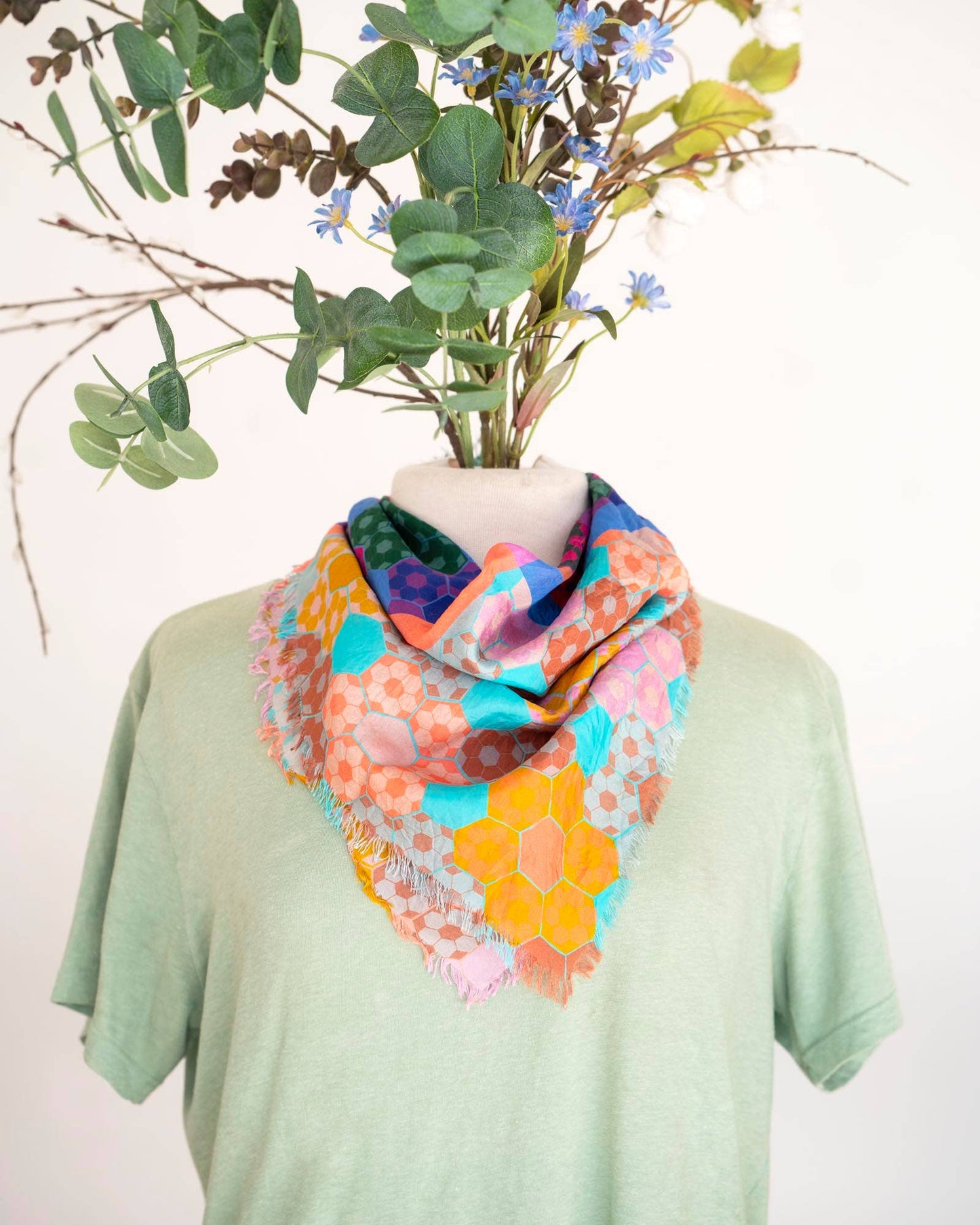 Summer in the Desert EPP - Silk Bandana Scarf