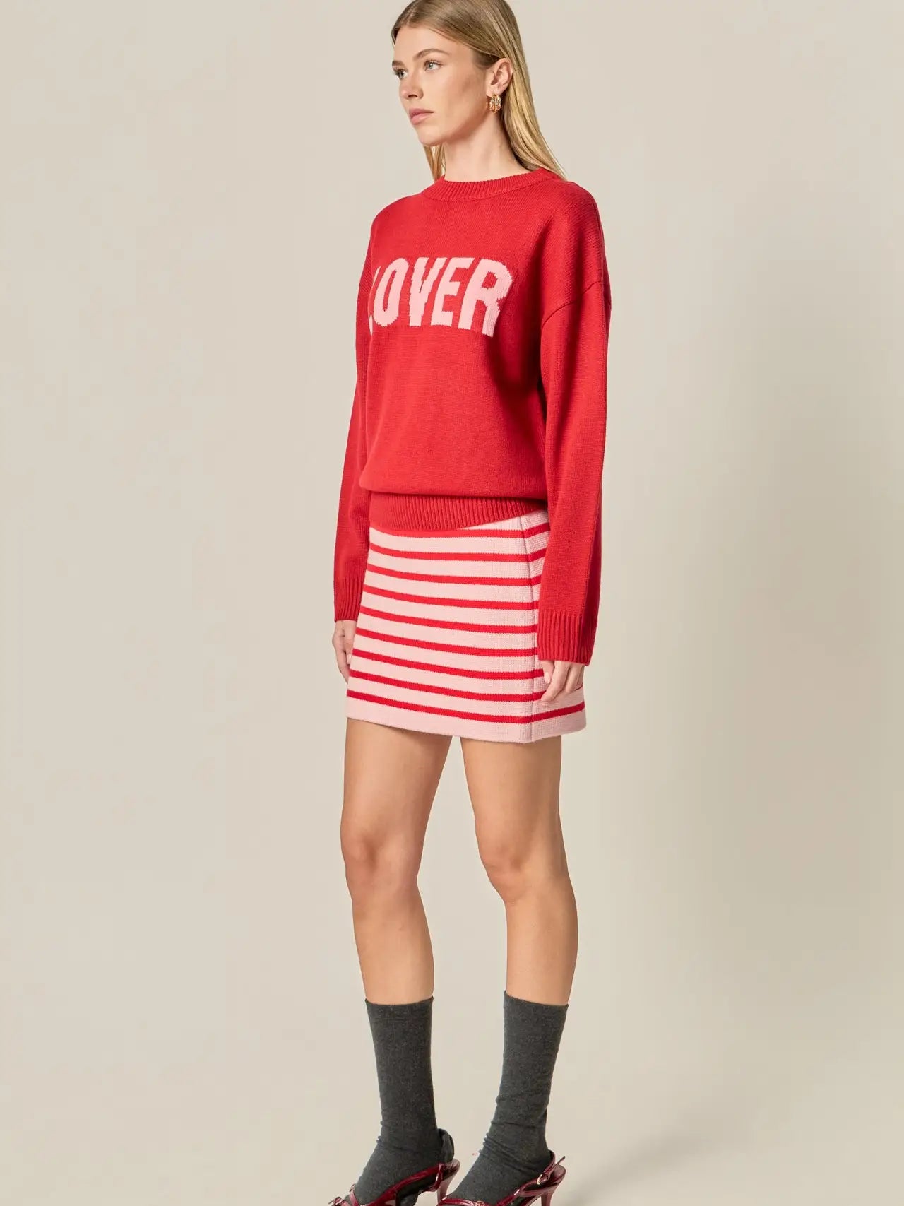 Lover Crewneck Statement Sweater