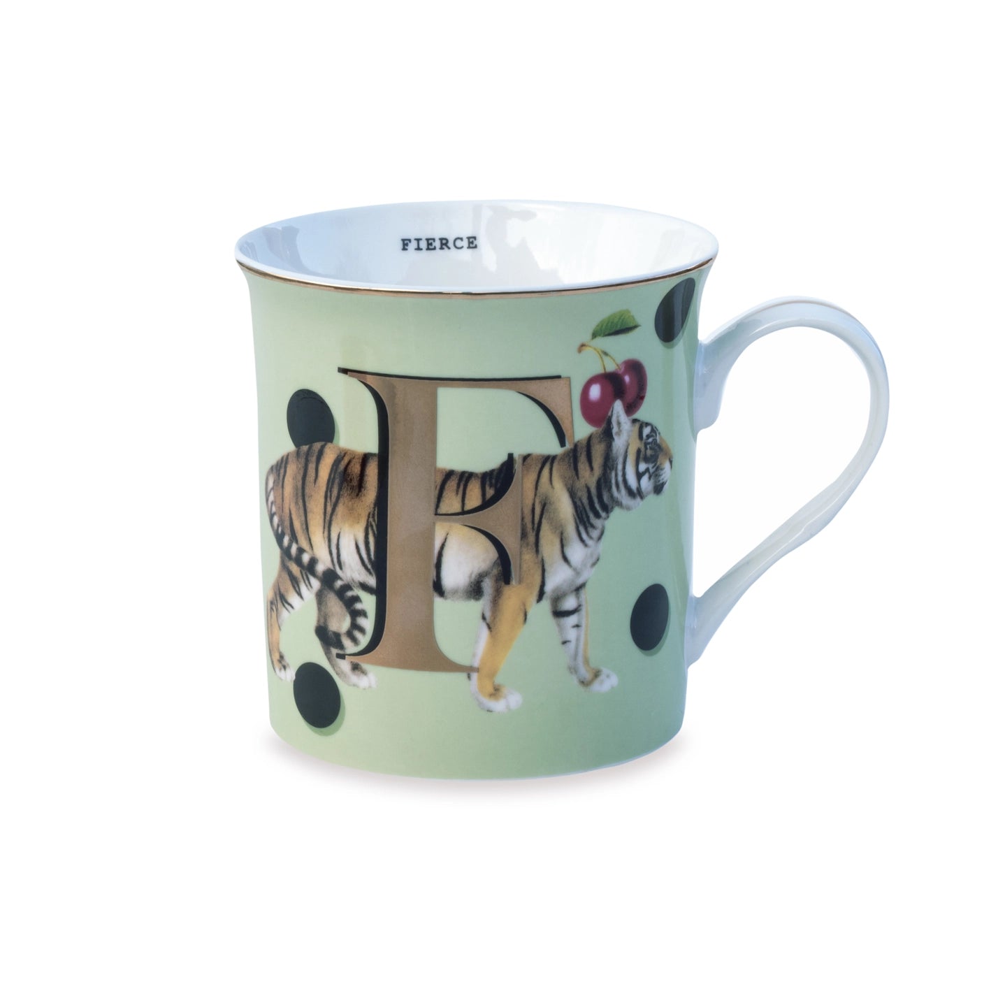 Yvonne Ellen the Gold Edition Alphabet Mugs