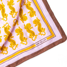 Load image into Gallery viewer, Olivia Square Scarf Tiger Print
