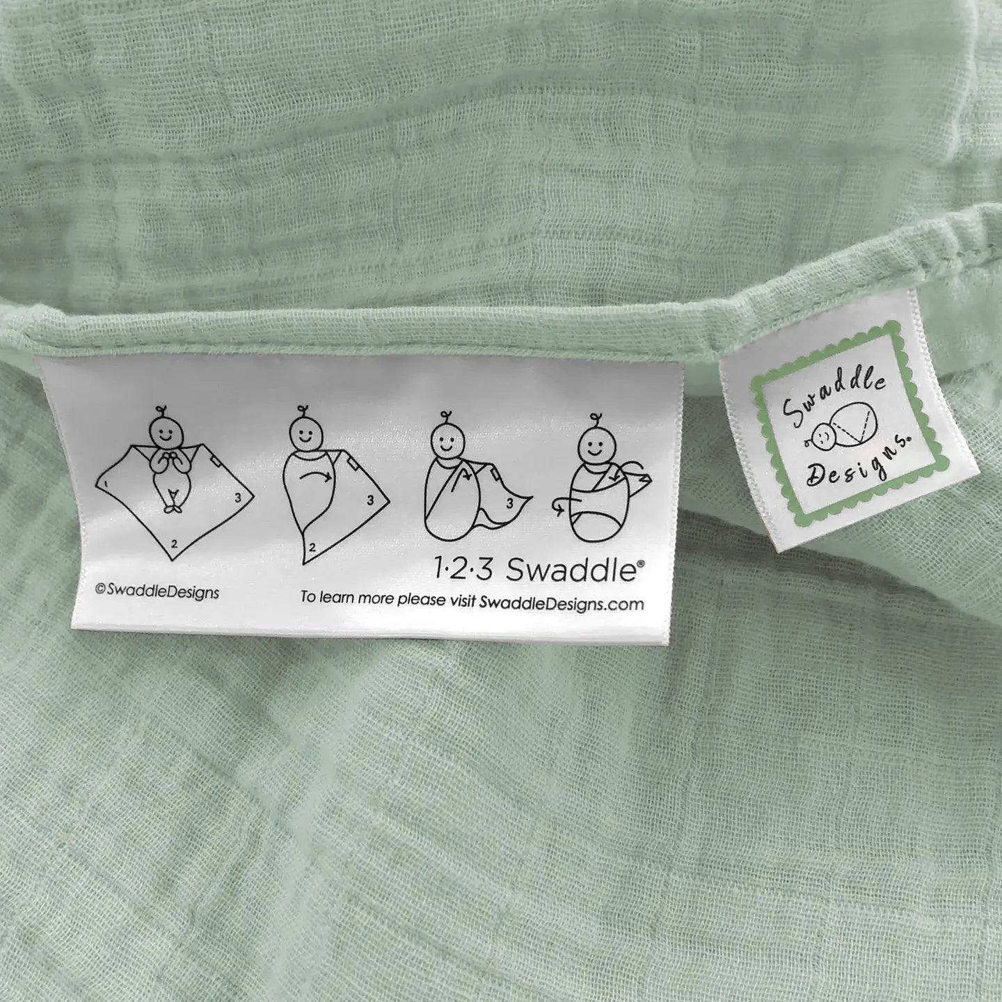 Jadeite Muslin Swaddle Blanket