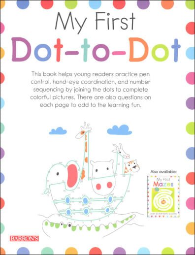 My First Dot-to-Dot -  A Connect the Dots Book for Kids With 50+ Puzzles