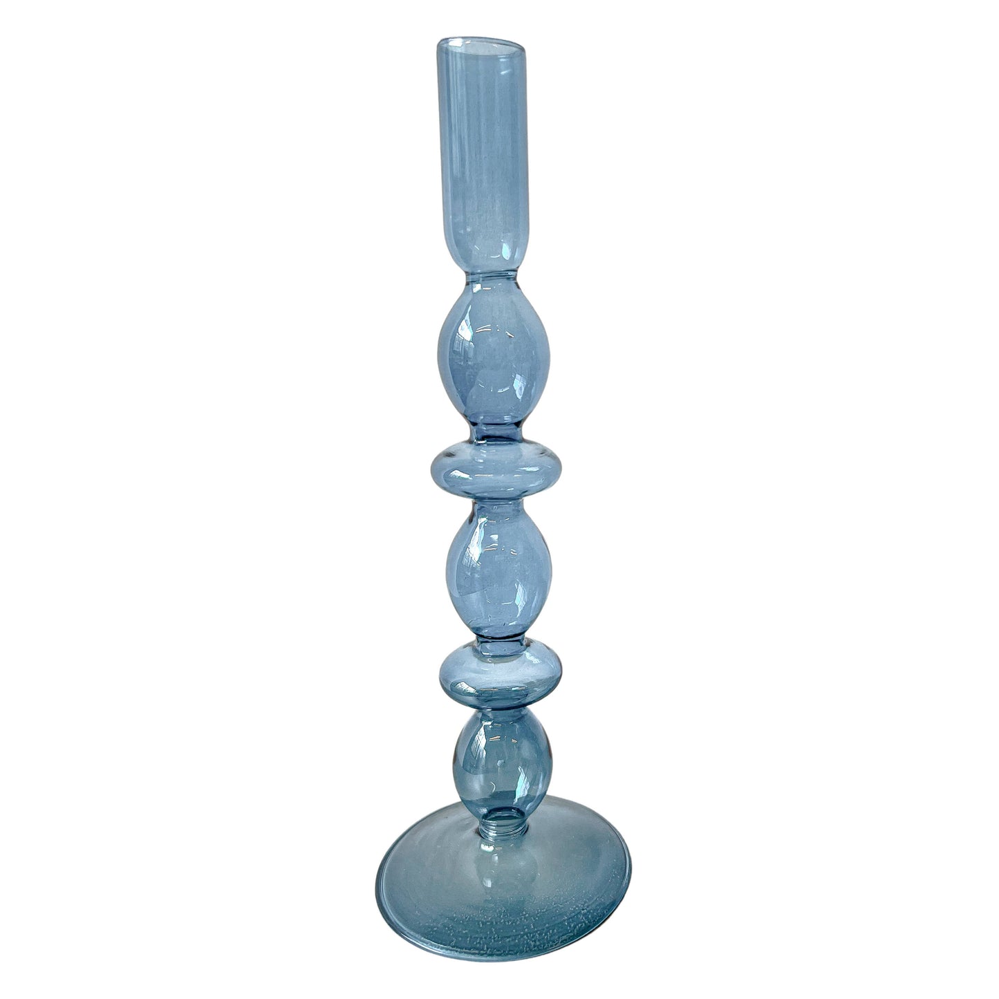 Azure Blue Candle Holder