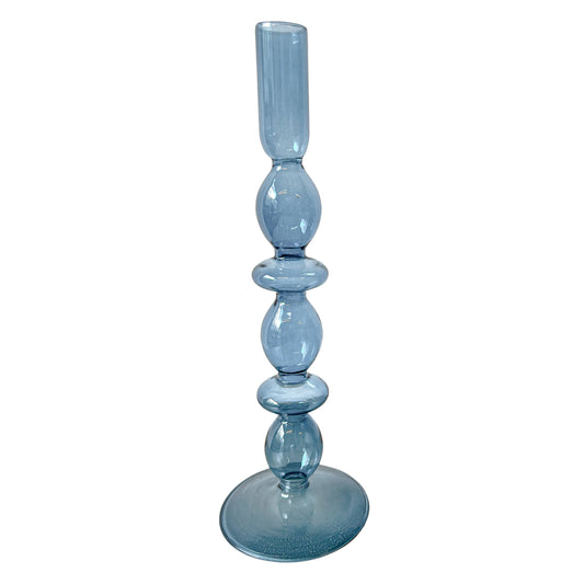 Azure Blue Candle Holder
