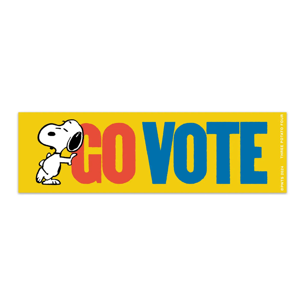 Snoopy Go Vote Magnet