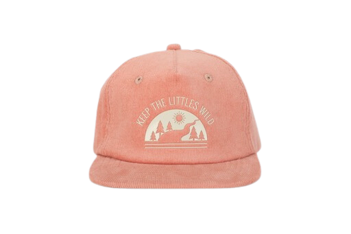 Lyric SnapBack- pink corduroy hat