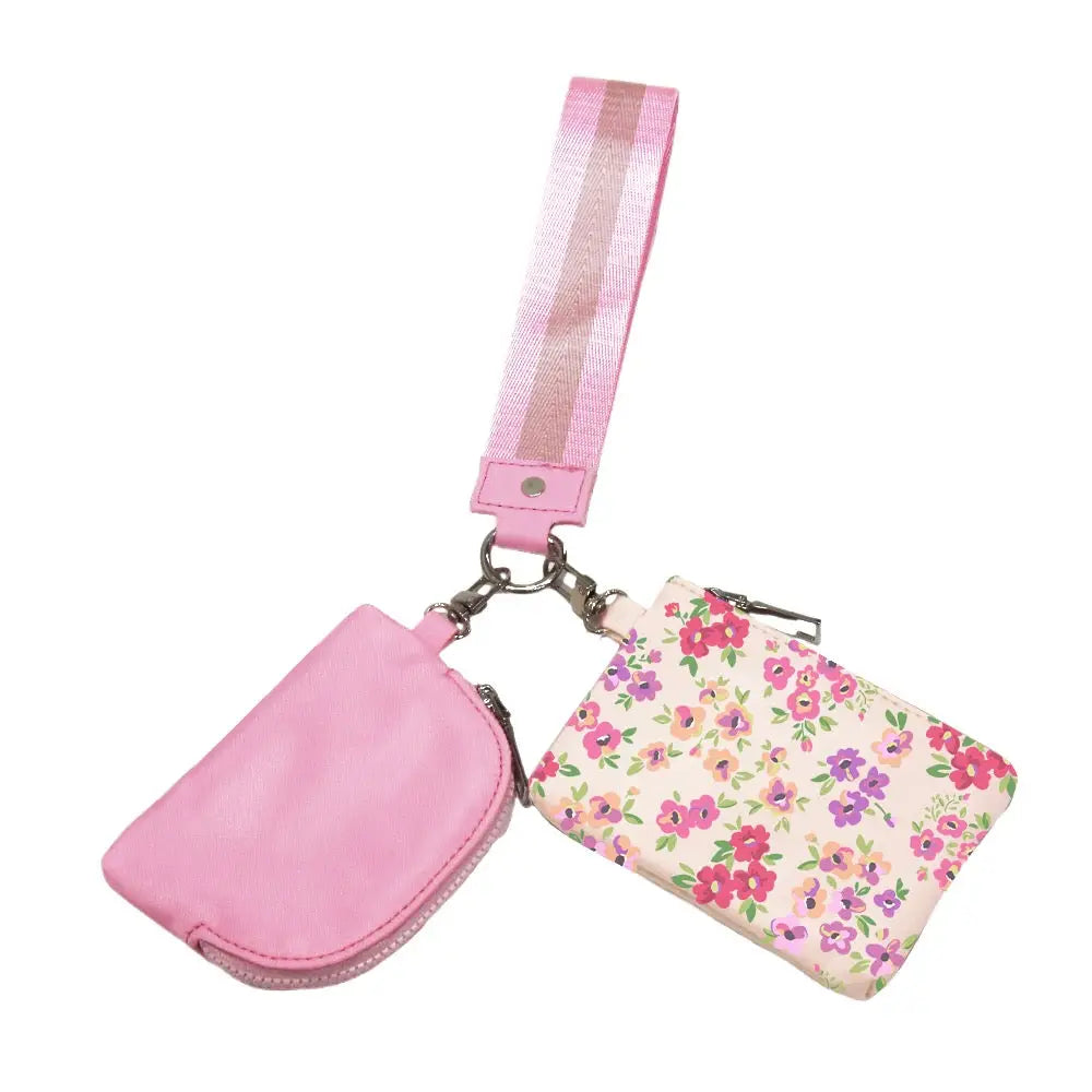 Summer Spritz Dual Pouch Wristlet - Several Colors