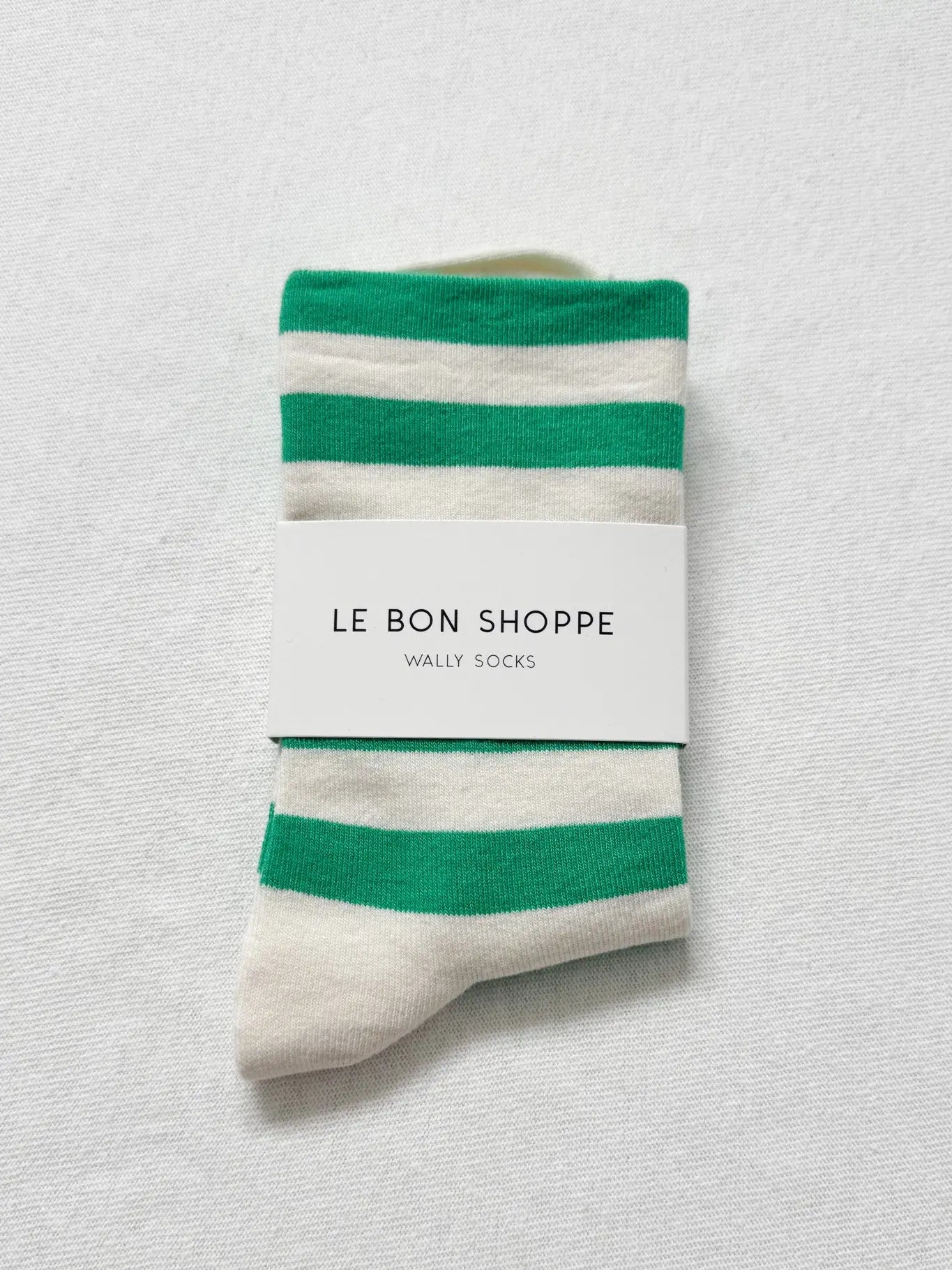 Wally Socks - Green Stripe