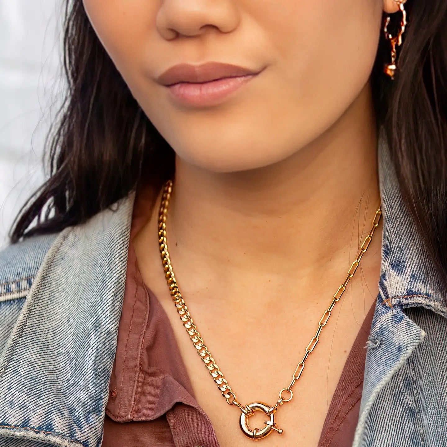 Portside Necklace - 24k Gold Plated