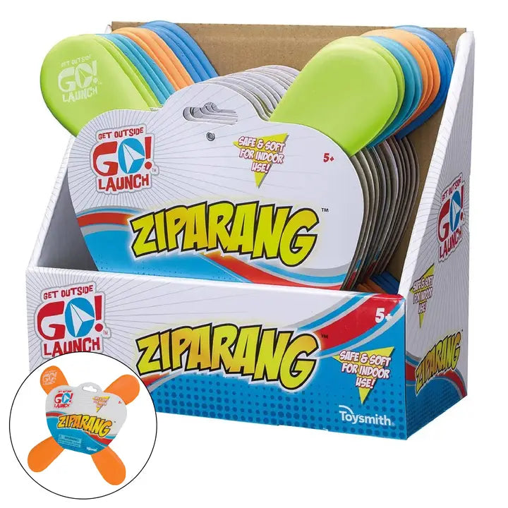 Get Outside Go!™ Launch Ziparang Boomerang, Soft, Indoor