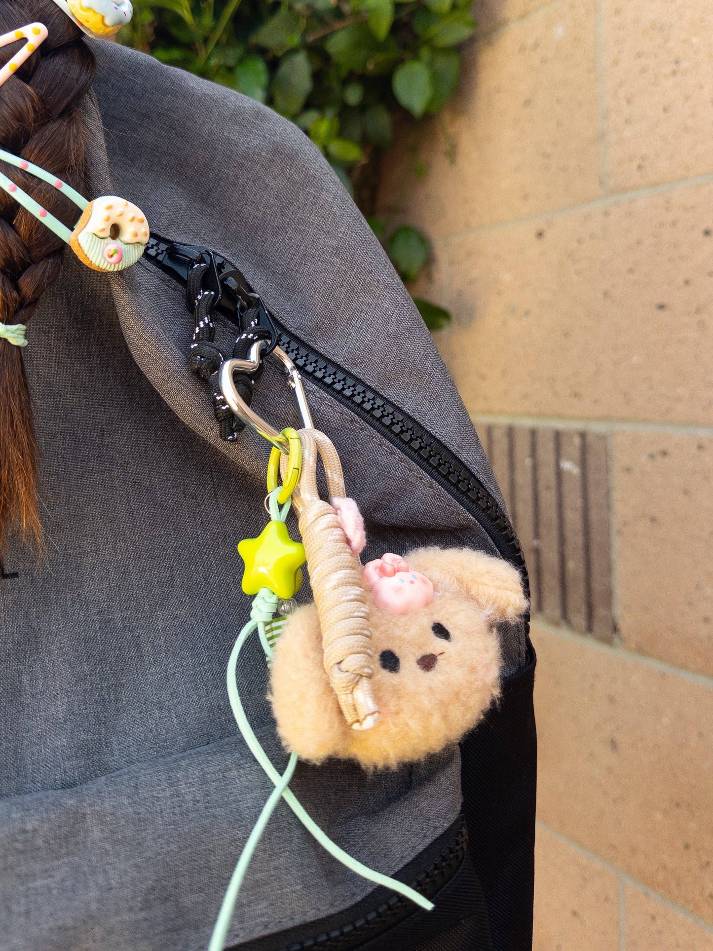 Plushie Dog Backpack/Bag Charm
