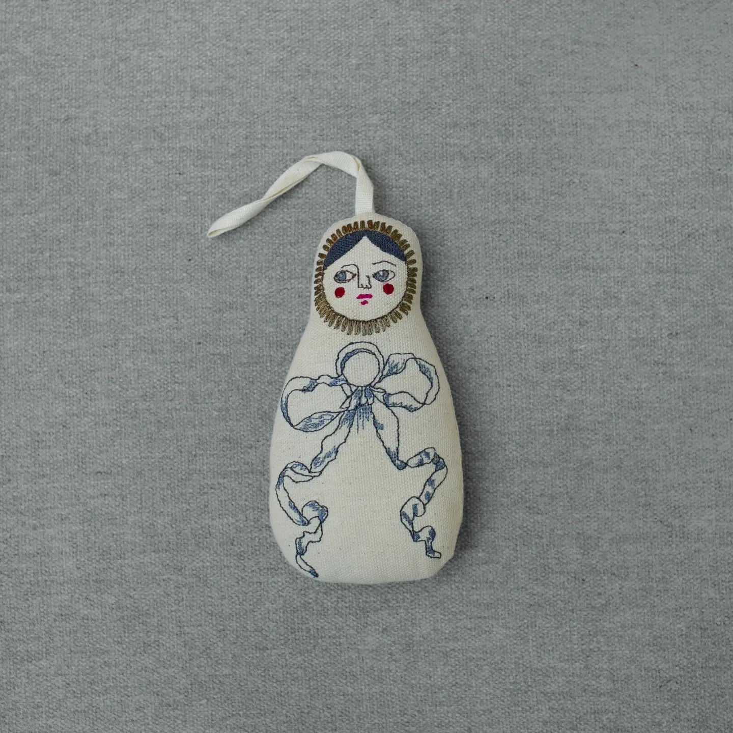 Nesting Doll Embroidered Ornament