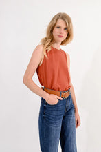 Load image into Gallery viewer, Double Ring Buckle Belt - Camel
