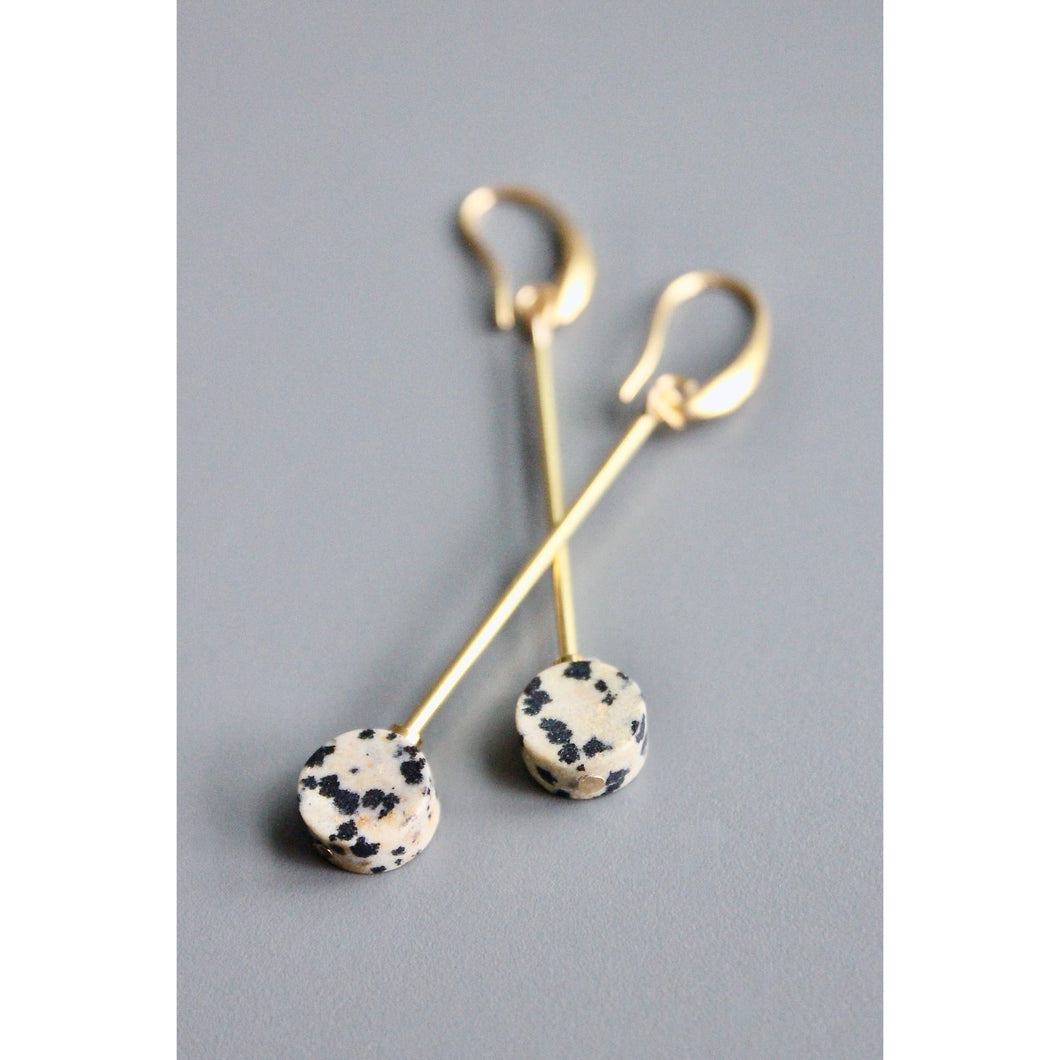 Dalmatian earrings
